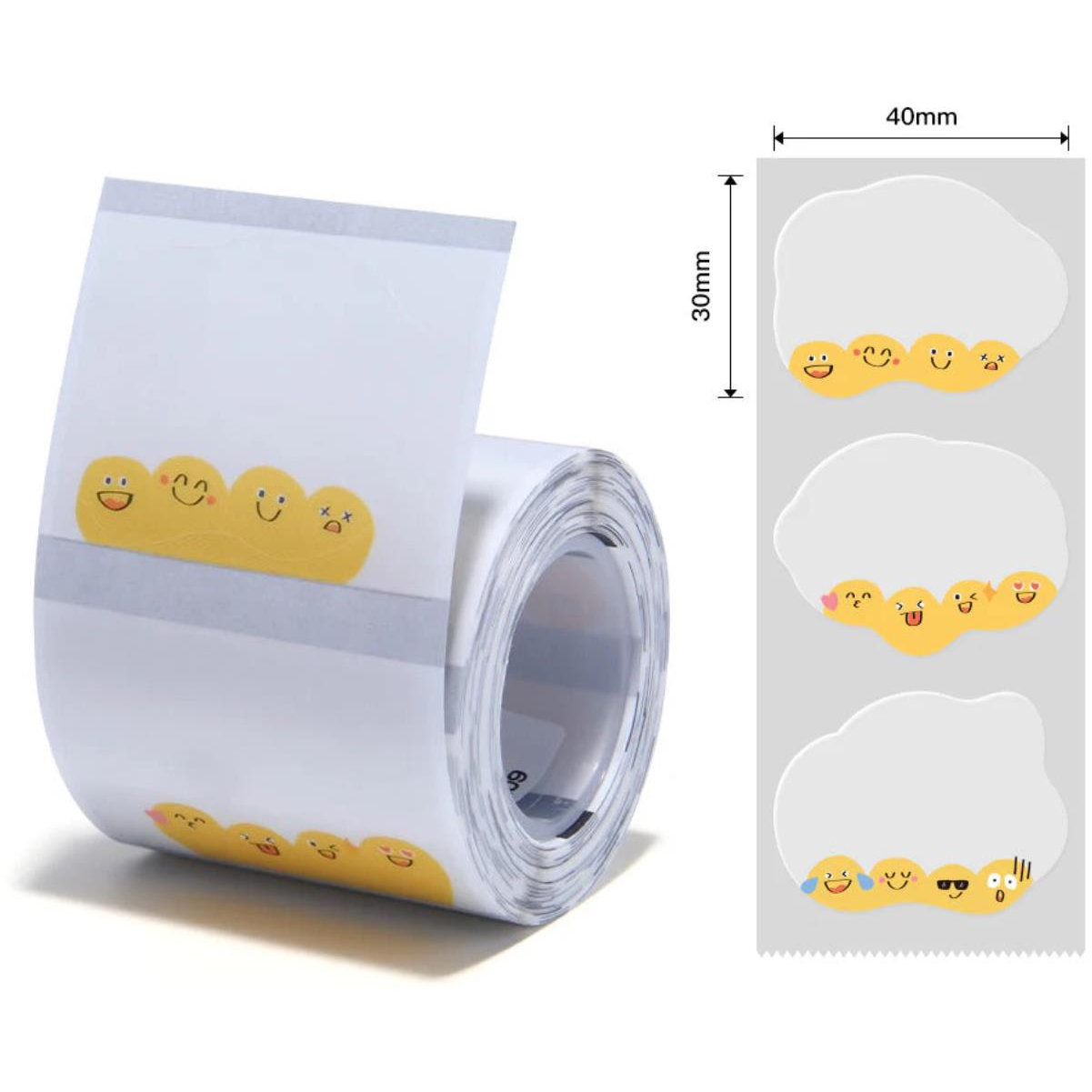 Niimbot T 41x31mm, 220 db, Emoji - B21, B21S, B3, B1S, B3, B1S kompatibilis (1EA00704601)