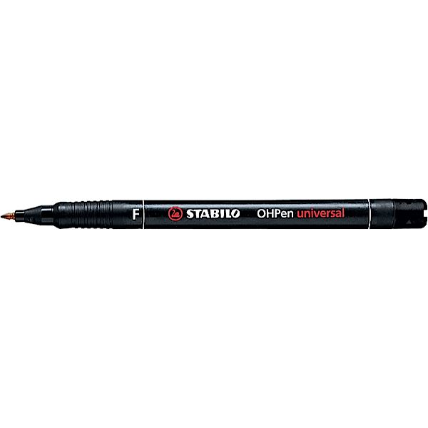 Marker Stabilo OHPen 842 F Permanent Fekete