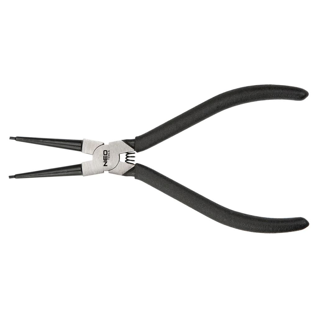 NEO Tools zégergyűrű fogó 220mm, belső, hajlított, CrMo, 40 - 100mm, csúcs diameter 2,5 - 3,0mm (01-096) (01-096)