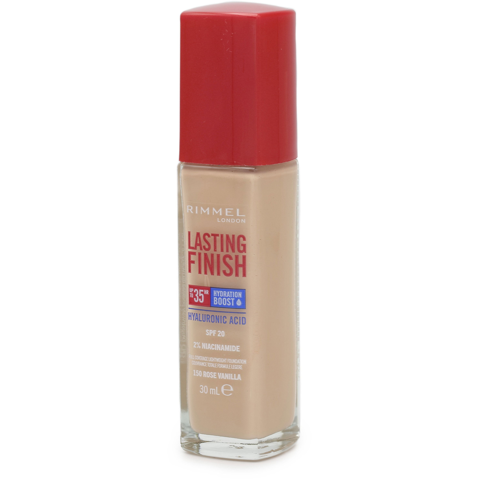 RIMMEL LONDON Lasting Finish 35H Hydration Boost SPF20 150 Rose Vanilla 30ml (3616304825071)