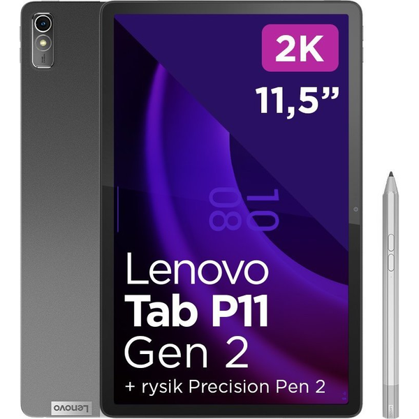 Lenovo Tab P11 Mediatek 128 GB 29,2 cm (11.5") 6 GB Wi-Fi 6E (802.11ax) Android 12 Szürke