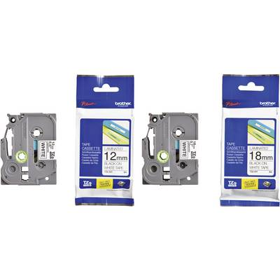 2 részes készlet ATT.LOV.TAPE_COLOR: Fehér Szövegszín:Fekete 12 / 18 mm 8 m (2050002398818)