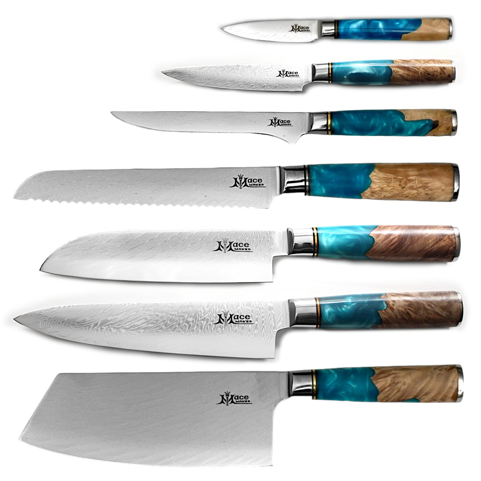 MaceMaker Milano SanMai konyhai késkészlet, 7 db (8594176645209)