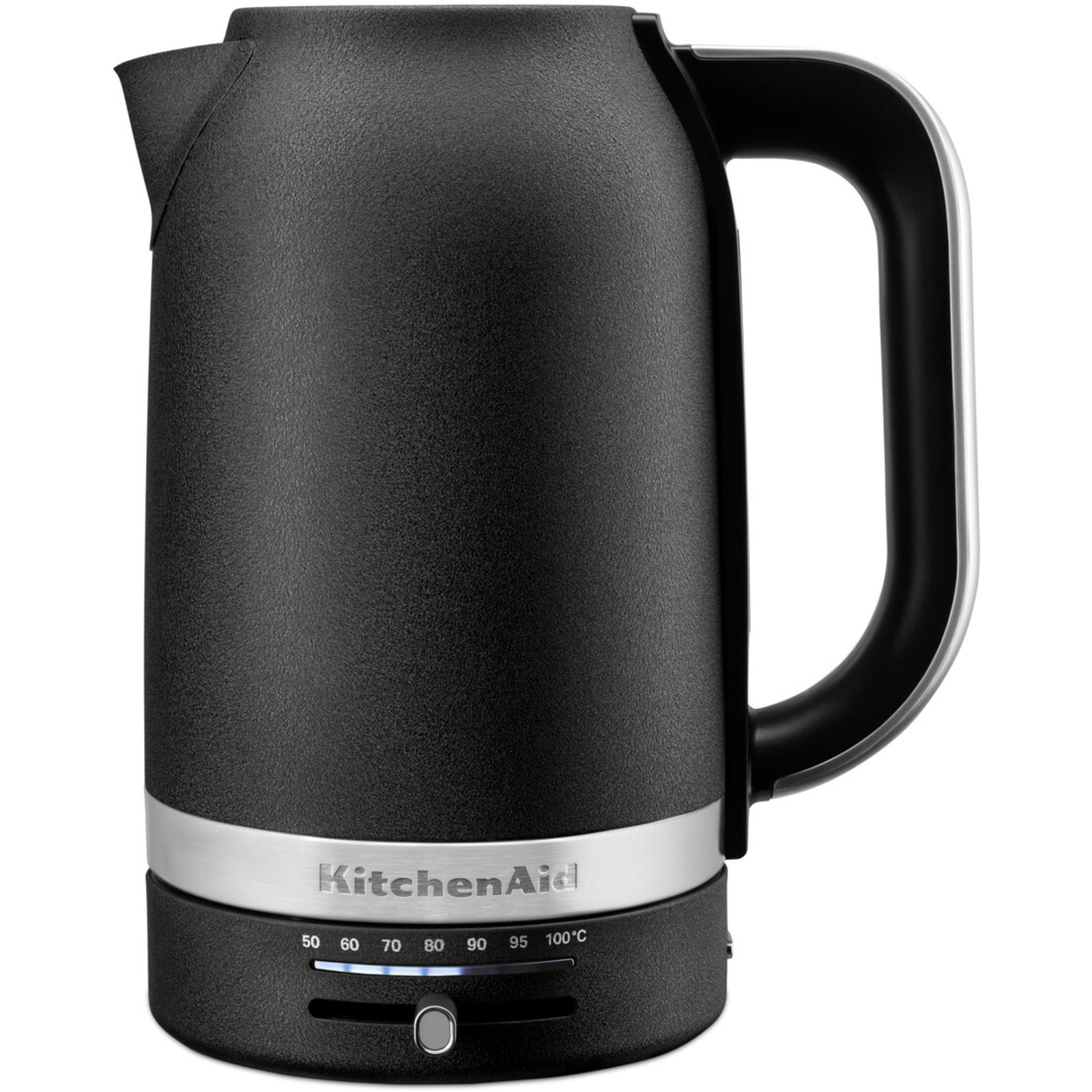 KitchenAid 859711684180 rýchlovarná kanvica 1,7 L 2400 W Čierna, Nerezová oceľ