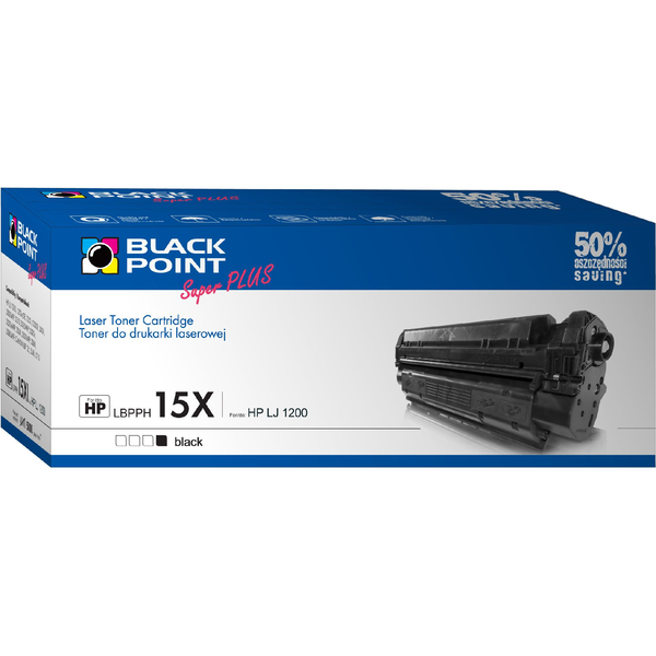 Black Point LBPPH15X nyomtatópatron fekete 5000 oldal HP C7115X