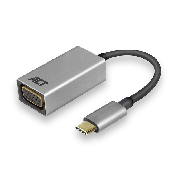 ACT AC7000 USB grafische adapter 1920 x 1080 Pixels Zwart, Grijs