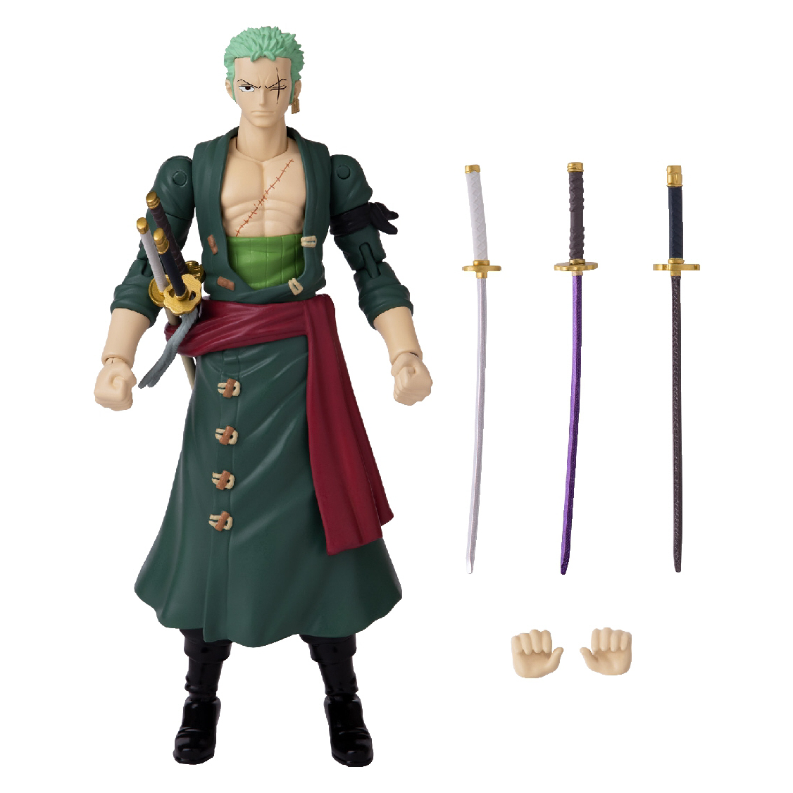 Bandai Anime Heroes One Piece Roronoa Zoro figura (AH36932)