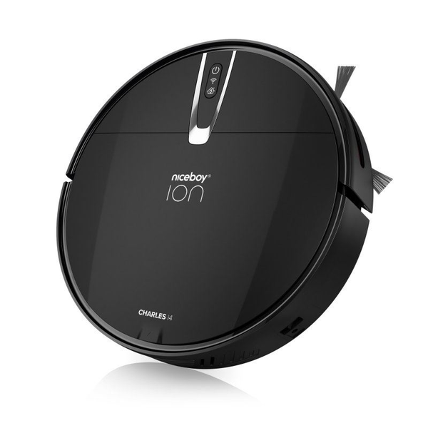 Прахосмукачка робот Niceboy ION Charles i4 Black черна (CHARLES-I4-BLACK) (CHARLES-I4-BLACK)