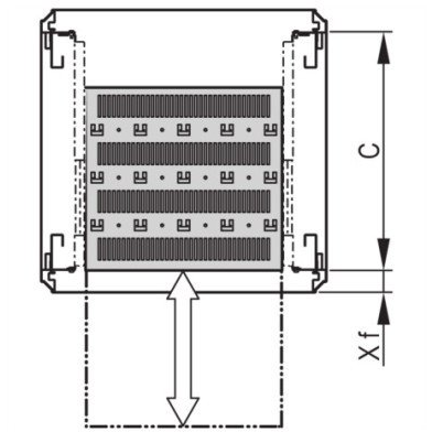 nVent SCHROFF 22130344 Készüléktalp 1 db (26.15.4326)