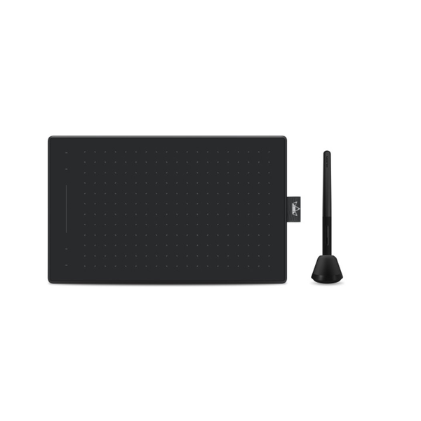 Графичен таблет Huion, Inspiroy, RTM-500, 8.7x5.4 ", 4 клавишни комбинации, 300 PPS, USB-C, 8192 нива на налягане, Наклон ± 60 °, Писалка PW400 без батерия, Включва 10 резервни накрайника, Черен