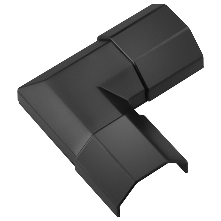 Goobay 90781 Kábelcsatorna sarokkapocs 33x18mm - Fekete (90781)