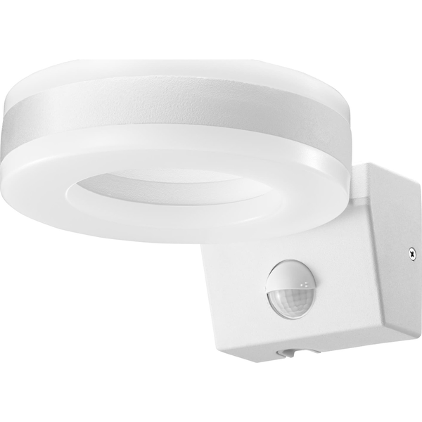 Kinkiet Orno HOWLIT LED 20W, oprawa ogrodowa z czujnikiem ruchu, 1800lm, IP65, 4000K, biała