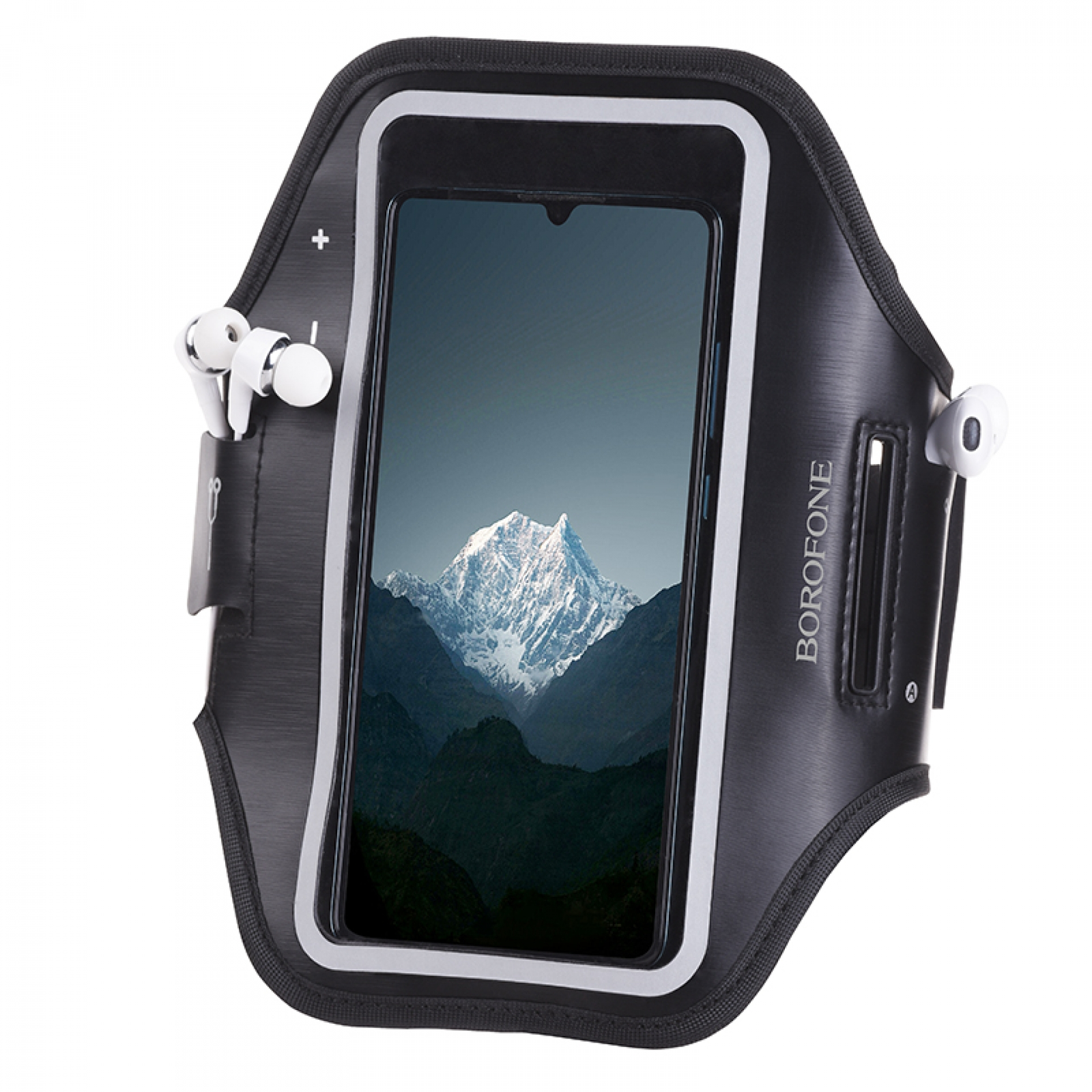 Borofone Univerzális sport karpánt mobiltelefonokhoz - Fekete (BBD02 FEKETE)