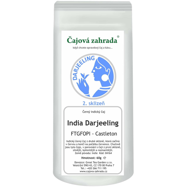 Tea Garden India Darjeeling FTGFOPI Castleton - black tea, 60g