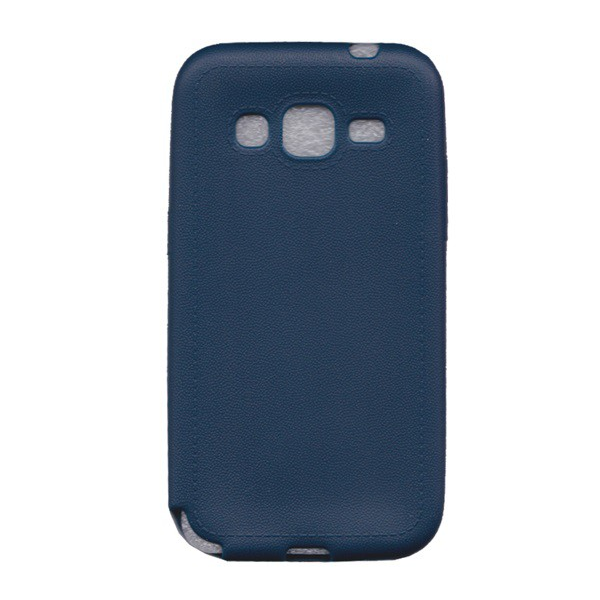 Szilikon telefonvédő (ultravékony, bőr hatású) KÉK [Samsung Galaxy Core Prime LTE (SM-G361)] (5996457571512)