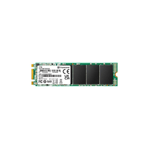 Solid-State Drive (SSD) Transcend 1TB, M.2 2280 SSD, SATA3 B+M Key, TLC TS1TMTS825S