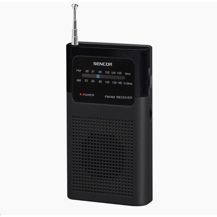 Sencor SRD 1100 B zsebrádió fekete (SRD 1100 B)