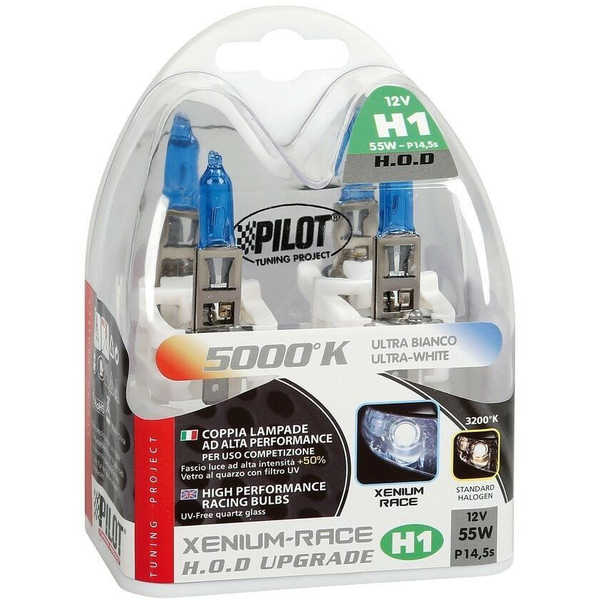 Lámpa H1 doboz / 2 db 12 V-os HOD XENIUM RACE