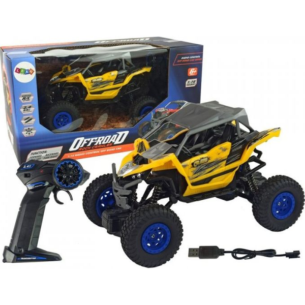 Off-Road Off-Road Távirányítású 2,4 Ghz 1_16 Sárga