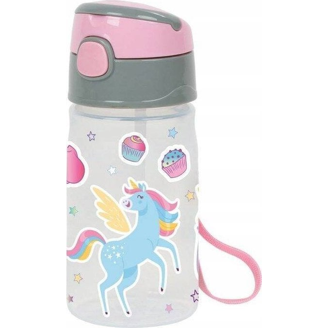 Unikornis Műanyag Kulacs - 330 ml, Dream Like A Unicorn, BC07 (DERF.BC07)