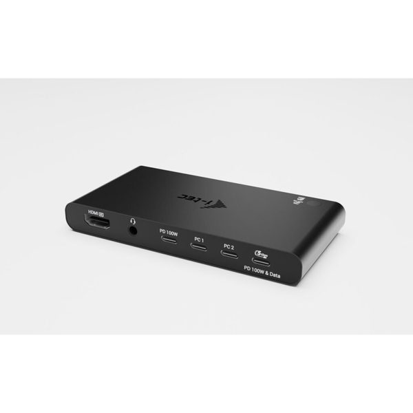 i-tec C31KVMHDMIDOCKPD dockingstation Ledningsført USB 3.2 Gen 1 (3.1 Gen 1) Type-C Sort
