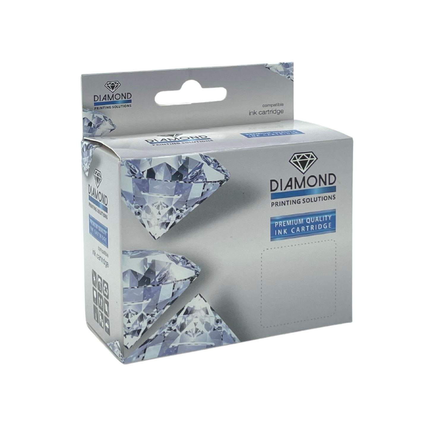 Diamond utángyártott Brother LC123 tintapatron fekete (LC123BKFUDI) (LC123BKFUDI)