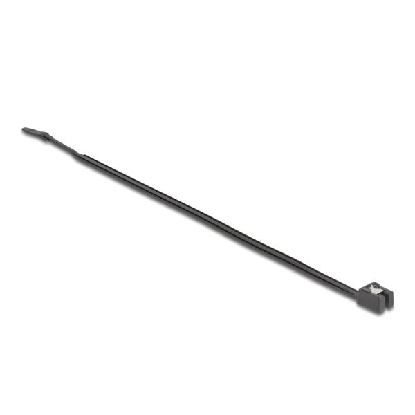 Delock Egyedileg vágható kábelkötegelő 280 x 4,8 mm (H x Sz), 50 db. Fekete (19469)