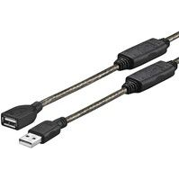 Vivolink PROUSBAAF20 cavo USB USB 2.0 20 m USB A Nero