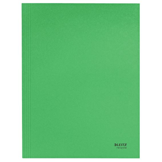 Leitz Recycle karbonsemleges karton 3-pólyás mappa zöld (39060055) (Leitz39060055)