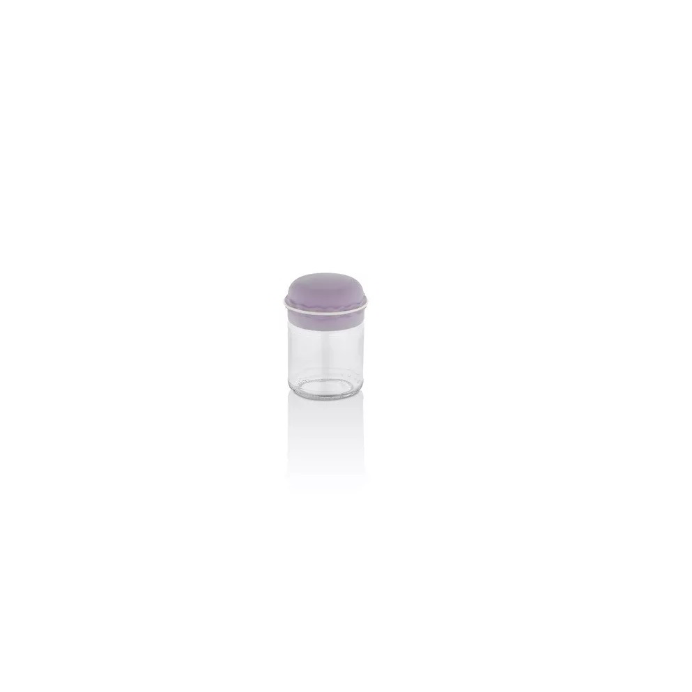 Iris HN-1363 Macaron Üveg fűszertartó 212ml - Pink / menta / sárga / lila színekben (HN-1363)