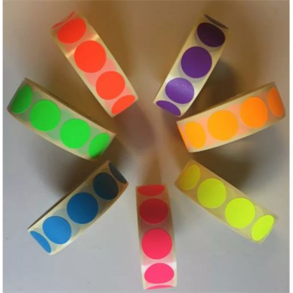 Etikett tekercses címkenyomtatóhoz 20 mm - Lila (1000 db / csomag) (5998377105693)