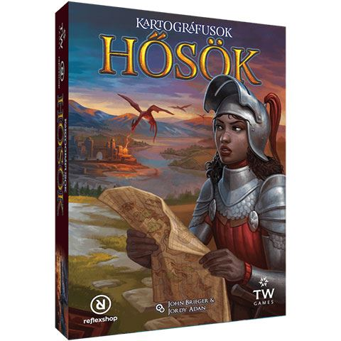 Asmodee Kartográfusok: Hősök társasjáték magyar nyelvű
