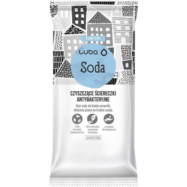 Luba Comfort czyszczące ściereczki antybakteryjne Soda 24szt