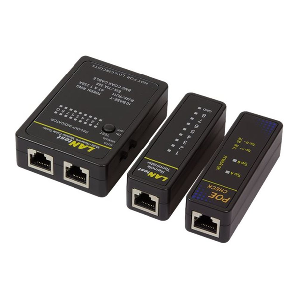 LogiLink RJ11, RJ45, BNC kábelteszter PoE keresővel