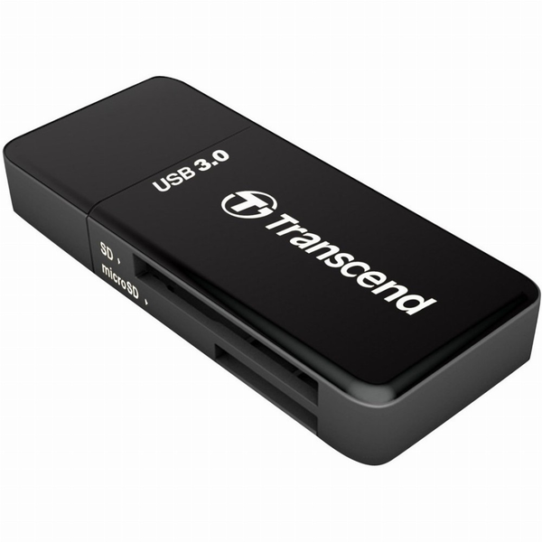 CardReader USB3.0 SD/microSD/SDHC/microSDHC/SDXC/microSDXC Transcend Black