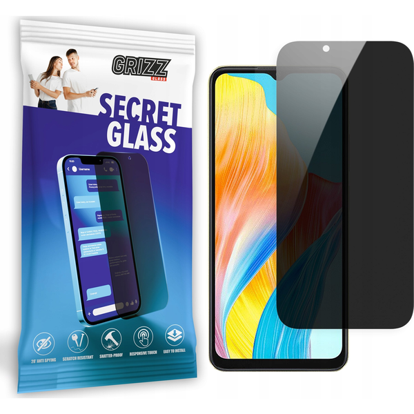  GrizzGlass Szkło prywatyzujące GrizzGlass SecretGlass do Oppo A38