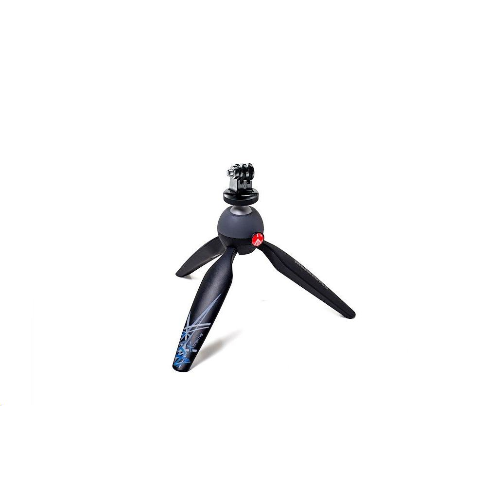 Manfrotto MKPIXIEX-BK Pixi Xtreme Mini tripod GoPro adapterrel fekete (MKPIXIEX-BK)