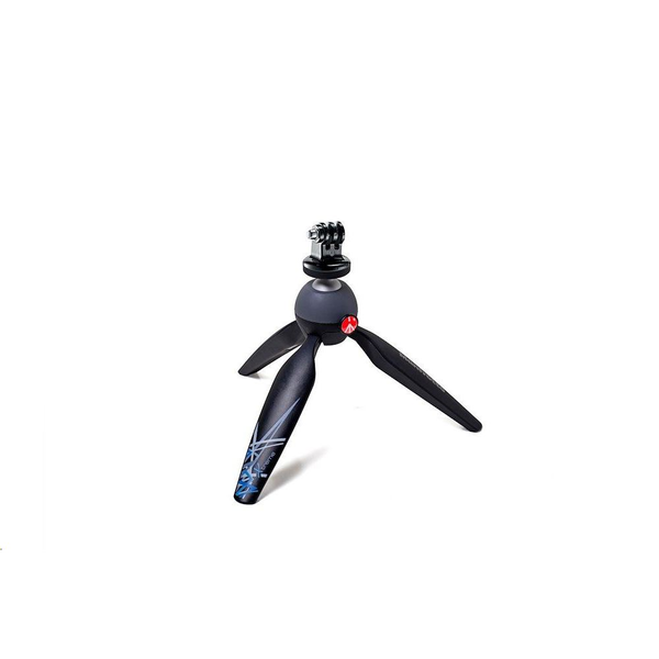 Мини статив, Manfrotto, с адаптер Gopro, черен