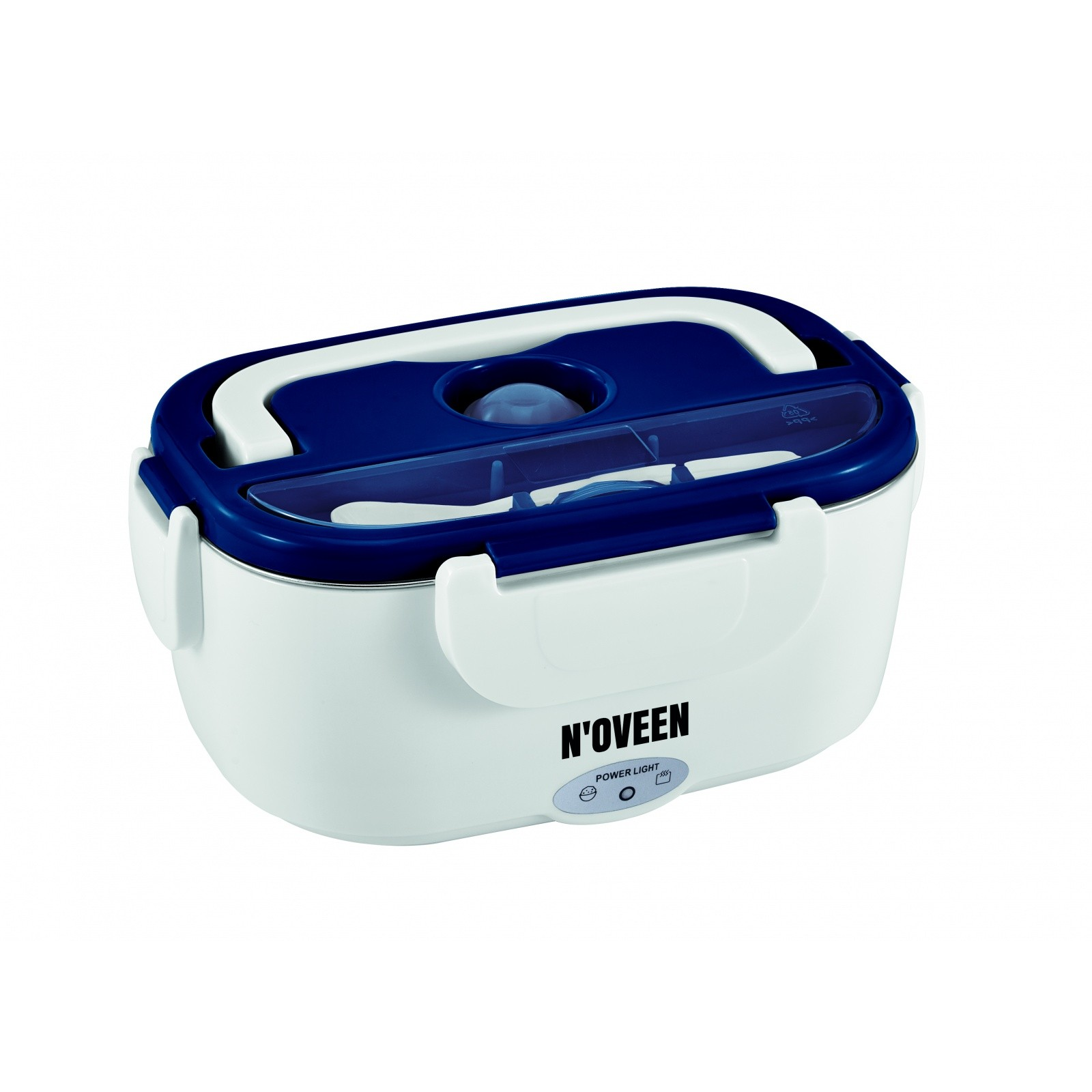 N'oveen LB430 Elektromos ételmelegítő / ételhordó - Fehér / sötétkék (NOVEENLB430)