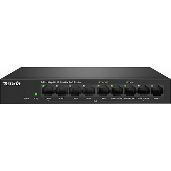 TENDA G0-8G-PoE 8 Port Gigabit Ethernet PoE Router