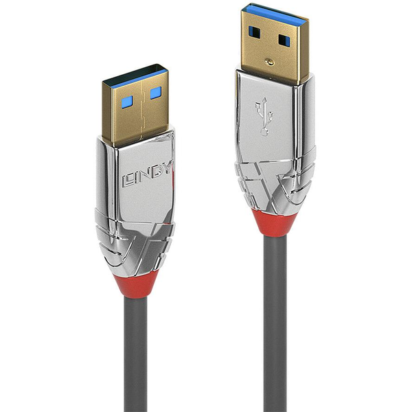 Lindy 36626 USB-kabel USB 3.2 Gen 1 (3.1 Gen 1) 1 m USB A Grå