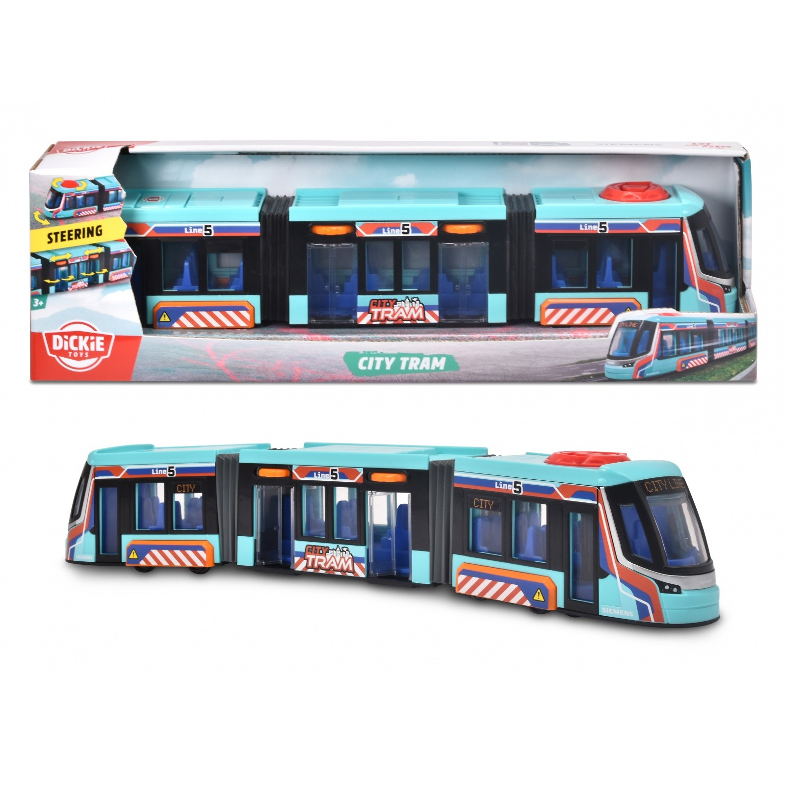 Dickie Toys Siemens Villamos - Kék (203747016)