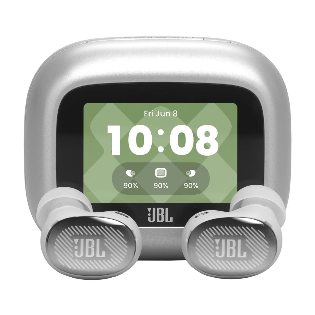 Слушалки JBL Live Buds 4 — JBLLIVEBUDS4SIL, сребристи