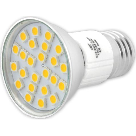  LTC PS Żarówka 24 LED LTC SMD5050, E27/230V, światło ciepłe białe.