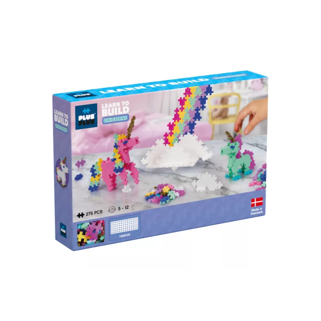 Plus-Plus Építs unikornisokat 275 darabos éptő készlet (3908)