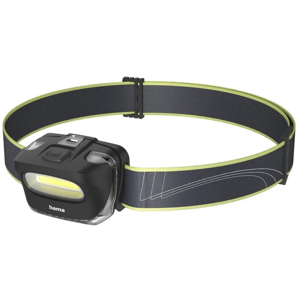 Hama HL110 Zwart, Blauw, Geel Lantaarn aan hoofdband COB LED