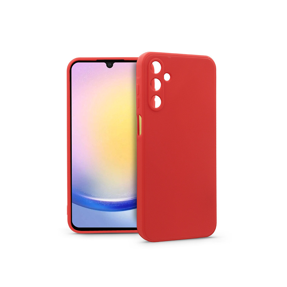 Samsung SM-A256 Galaxy A25 5G szilikon hátlap - Soft - piros (HF259302)