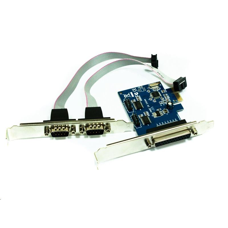 Approx 2xSoros 1xPárhuzamos port bővítő kártya PCI-E (APPPCIE1P2S) (APPPCIE1P2S)