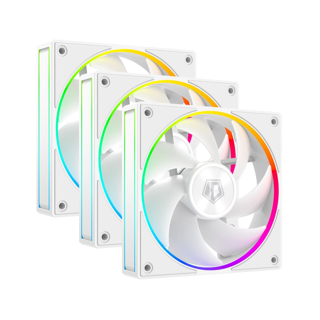 ID-Cooling AF-127-ARGB-W TRIO hűtő ventiátor 12cm, 3db fehér (AF-127-ARGB-W TRIO)