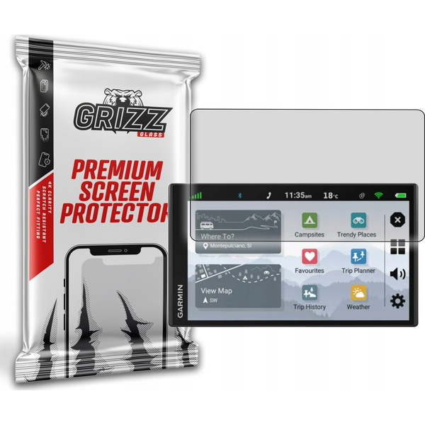  GrizzGlass Folia matowa GrizzGlass PaperScreen do Garmin CamperVan